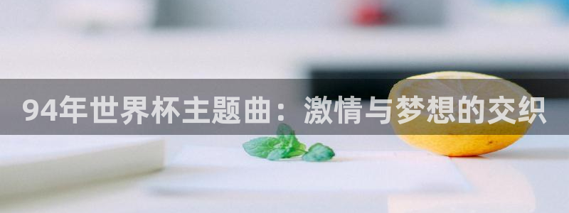 世界杯2026赛程时间表格：94年世界杯主题曲：激情与梦想的交织